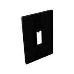 Placa 4X2 para 1 Módulo Vertical Linha Click Black (82251)