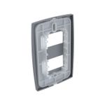 Placa 4X2 para 2 Módulos Distanciados Mec-Plus Cinza (82264)