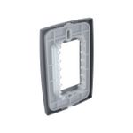 Placa 4X2 para 3 Módulos Mec-Plus Cinza (82263)