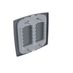 Placa 4X4 Cega Mec-Plus Cinza (82270)