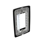 Placa 4X2 para 3 Módulos Petra Black (82227)