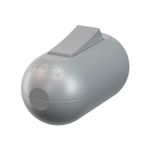 Interruptor Centro de Cordão Pera 10A/250V - Cinza c/ Cinza (30300)