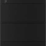 Tampa Black com Porta Black Caixa Vision (VIK24BP)