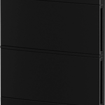 Tampa Black com Porta Black Caixa Vision (VIK24BP)