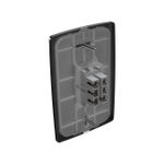 Conjunto 1 Interruptor Intermediário 1M, 10A/250Vca Engate Convencional com placa Petra Black (81333V)