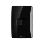 Conjunto 1 Interruptor Intermediário 1M, 10A/250Vca Engate Convencional com placa Petra Black (81333H)