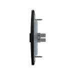 Conjunto 1 Interruptor Intermediário 1M, 10A/250Vca Engate Convencional com placa Petra Black (81333H)