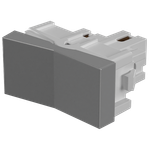 1 Módulo Interruptor Simples Soft 10A/250Vca Engate Soft Cinza (80221)