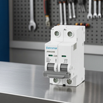 J6W225E - Disjuntor Bipolar IEC, 2P, 25A, Curva C, 6kA (E89968)
