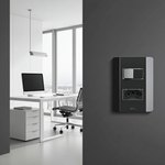 1 Interruptor Simples + 1 Tomada 2P+T 10A/250Vca Engate Convencional com placa Rapid Preta (39592)