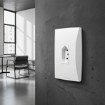 Tomada 2P+T 10A/250Vca Engate Convencional com placa Vertical Petra (39033)