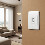 Tomada 2P+T 20A, 250Vca Engate Convencional com placa Vertical Petra (39031)