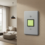 1 Interruptor Bipolar 25A/250Vca Engate Convencional com placa Clássica (11024)