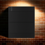 Tampa Black com Porta Black Caixa Vision (VIK24BP)