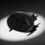 Adaptador Universal 2P+T para Tomada NBR 14136 10A/250Vca Preto (39170)