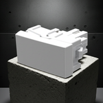 Módulo Interruptor Paralelo Soft 10A/250Vca Linha ON Branca (80206) 