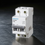 JW210E - Disjuntor Bipolar (2 Polos) IEC, 10A, Curva C, 3kA (E89130)