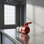 Tomada Industrial 3 pinos (2P+T) Acoplamento, 32A, 9h, 380/440Vca, 50/60Hz, Vermelho, IP44 (E3259)