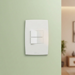 2 Interruptores Paralelo Soft 10A/250V~ com placa Mec-Plus (81166)