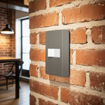 Interruptor Paralelo 10A/250Vca com Placa Horizontal Prisma, Engate Convencional (84002H)