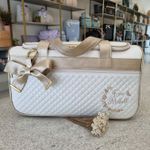 Mala Lisboa Off White com Dourado