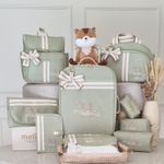 Kit Maternidade Menta com Listras