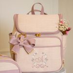 Kit Maternidade Linho Aveia com Rosé Antigo