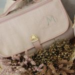 Trocado Luxo Linho Aveia com rose Gold Mavie