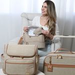 Kit Maternidade Linho Areia com Avelã