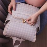 Mochila 2x1 Xadrez Azul BB