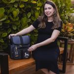 Mochila 2x1 Preto com detalhe Matelado