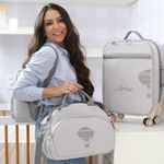 Kit Maternidade Cinza Estampado