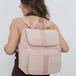 Mochila 2x1 Linho Rose com Salmão
