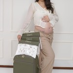 Kit Mala Rodinhas +   Kit Porta look Verde Musgo
