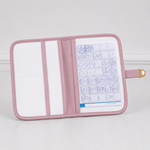 Porta Cartão Vacina Off White com Rose