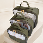 Kit Necessaire Cristal Verde Musgo