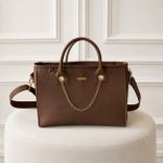 Bolsa New York  Marrom Ferrari