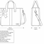 Bolsa New York Linho Cru com Lavanda