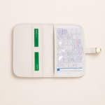 Porta Cartão Vacina Off White