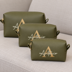 Kit Trio Necessaire Verde Musgo