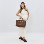 Bolsa New York  Marrom Ferrari