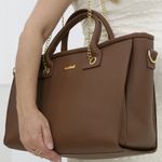 Bolsa New York  Marrom Ferrari