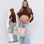 Bolsa New York Xadrez Rose