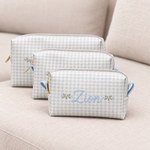 Kit Trio Necessaire Estampa Balão com Azul BB