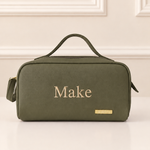 Necessaire de  Maquiagem Verde Musgo