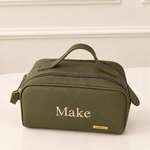 Necessaire de  Maquiagem Verde Musgo