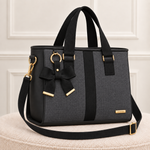 Bolsa New York Linho Preto