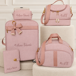 Kit Maternidade Linho Rose com Salmão