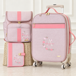 Kit Maternidade Linho Rose com Rosa