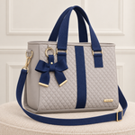 Bolsa New York Fendi Matelado com Azul Marinho